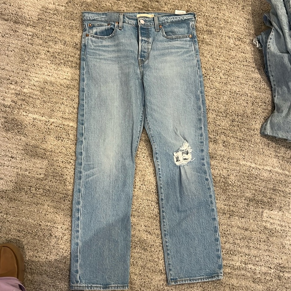 Levi Wedgie straight jeans